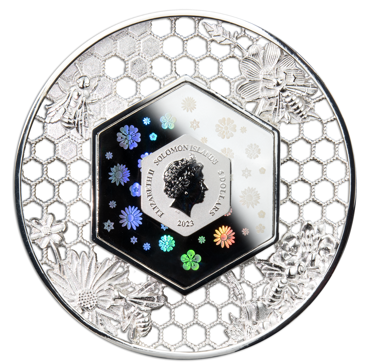Filigree Bee - Fine Silver Coin (2023)