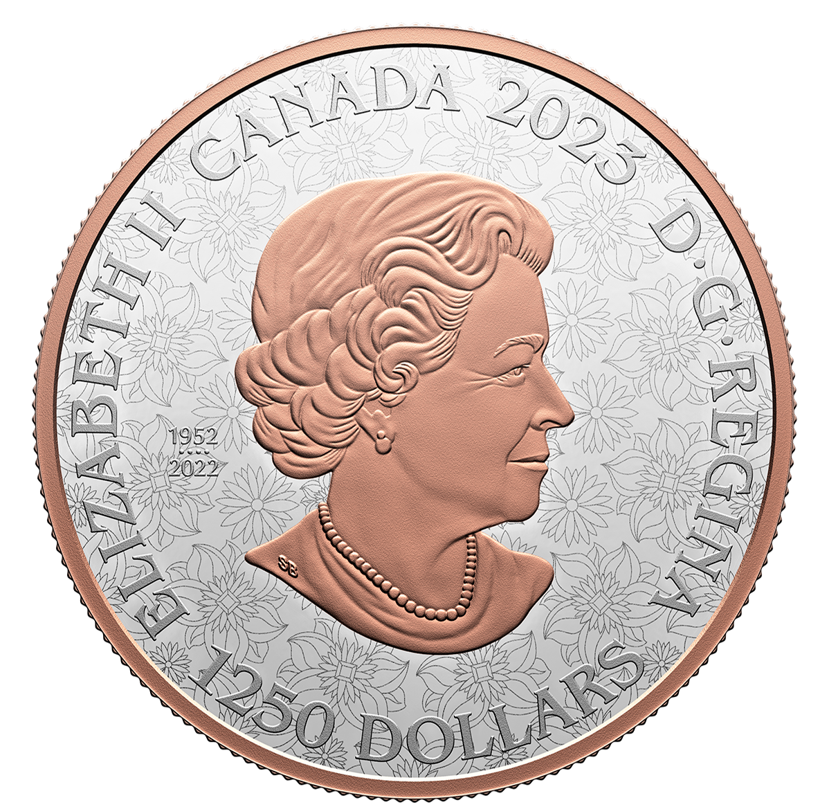 10 oz. Pure Platinum Pink Diamond Coin – Beauteous | The Royal