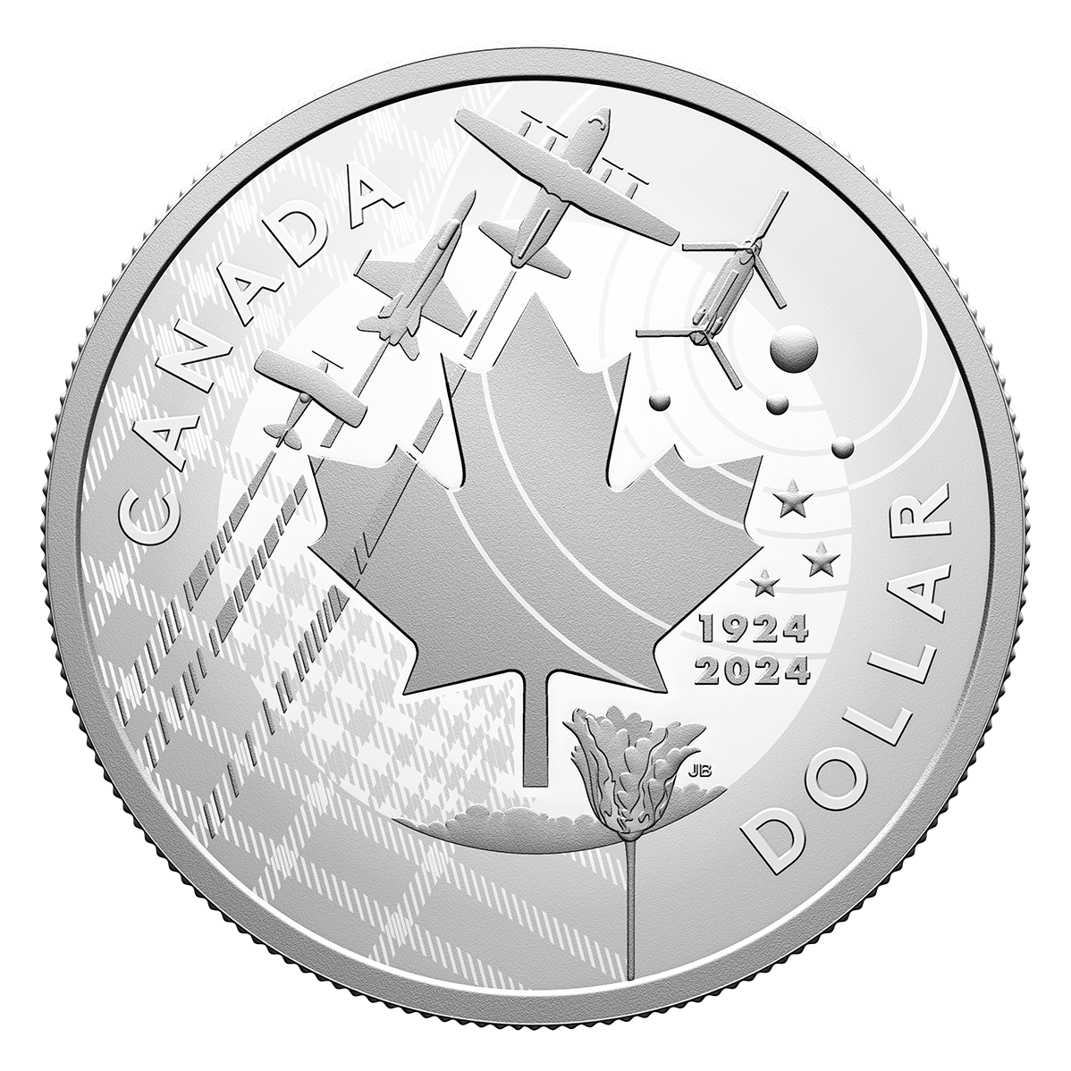 Fine Silver Proof Dollar 100th Anniversary of the Royal Canadian Air