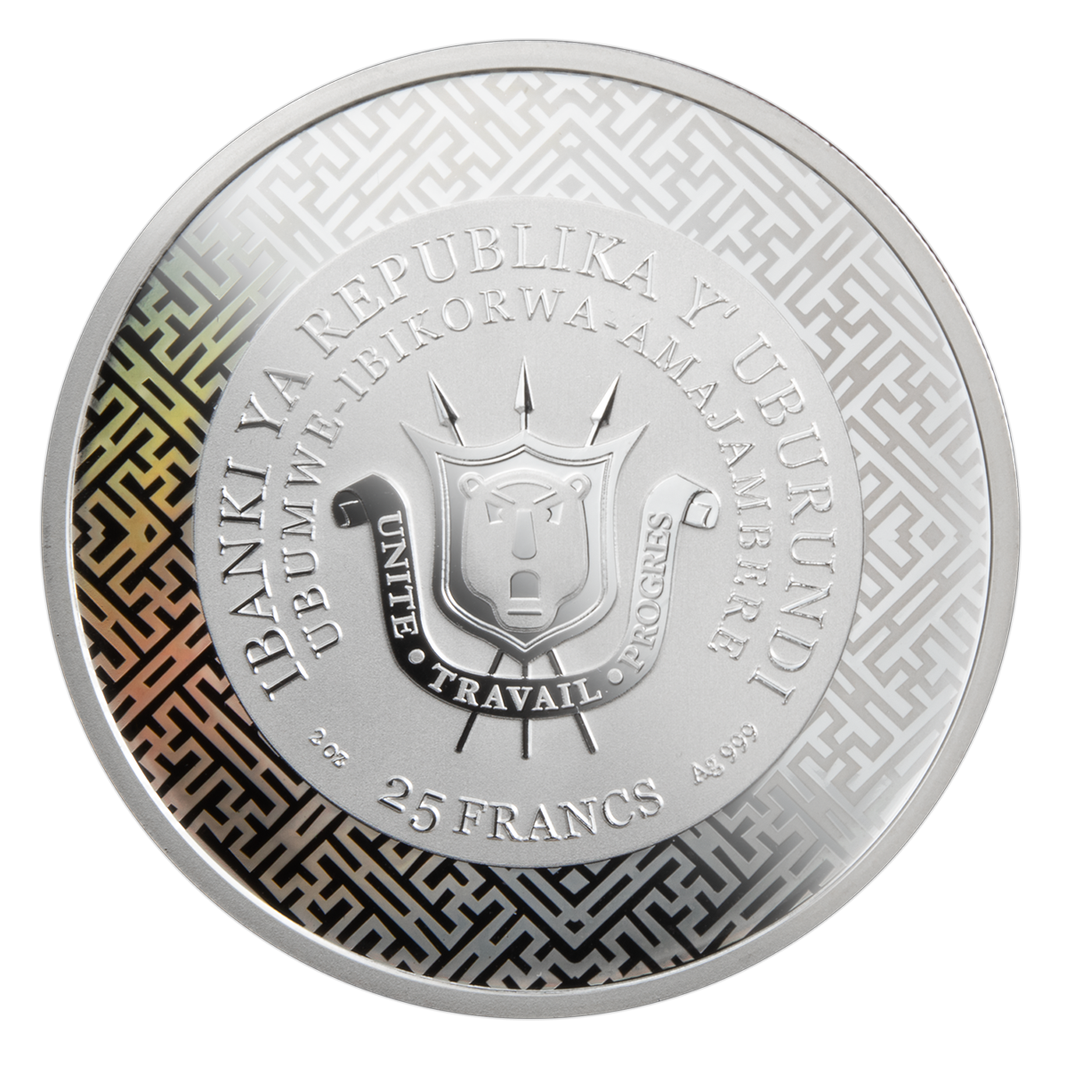 Lunar Year of the Dragon with Jade - Fine Silver Coin