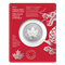 Treasured Silver Maple Leaf First Strikes: Year of the Dragon Privy Mark - 1 oz. 99.99% Pure Silver Coin (Premium Bullion)