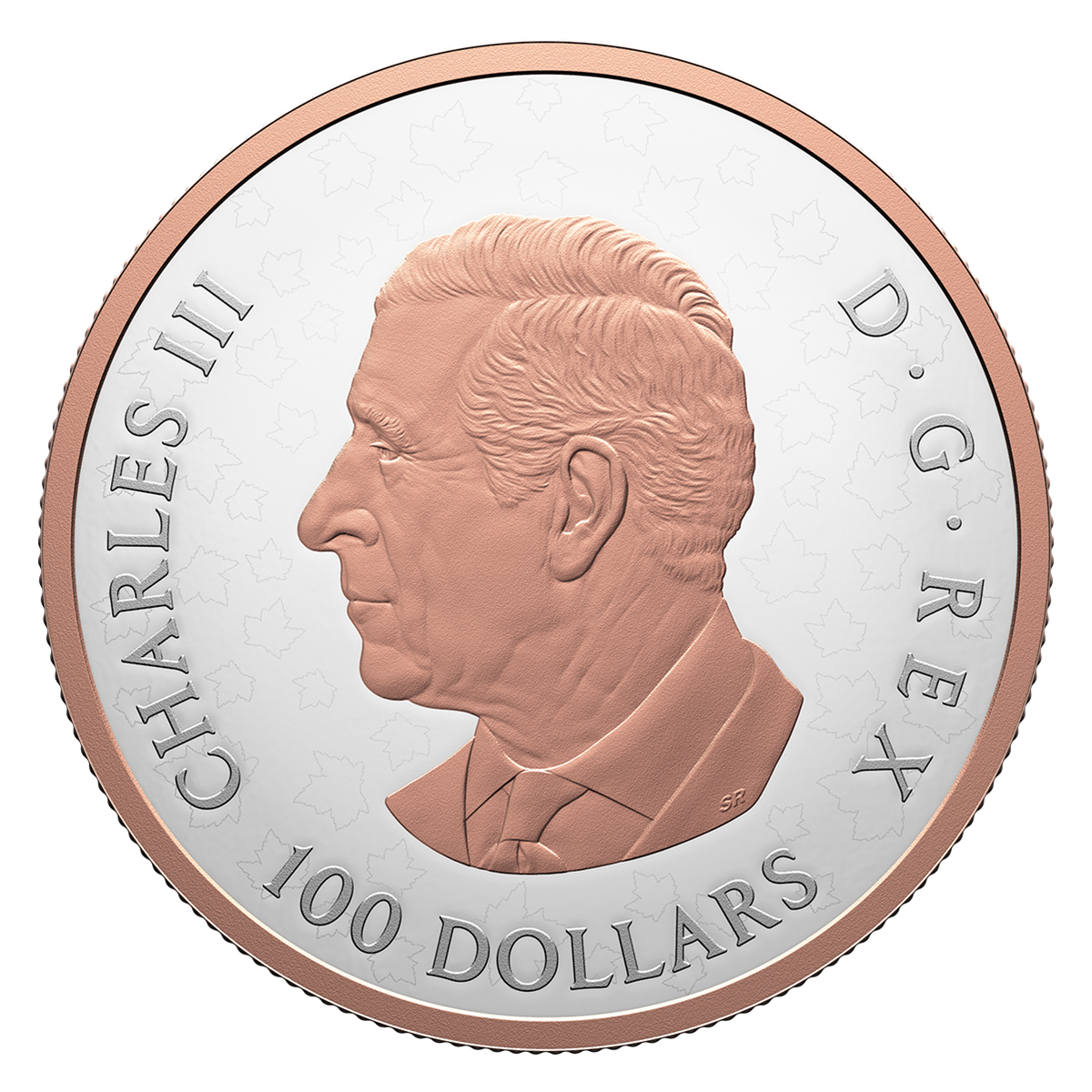 Gleaming Maple Leaves – 10 oz. Fine Silver Coin