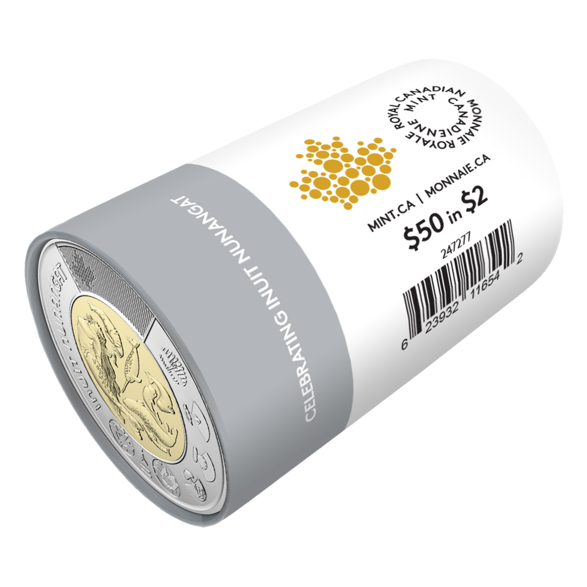 2024 $2 Celebrating Inuit Nunangat Non-colourized Special Wrap Roll