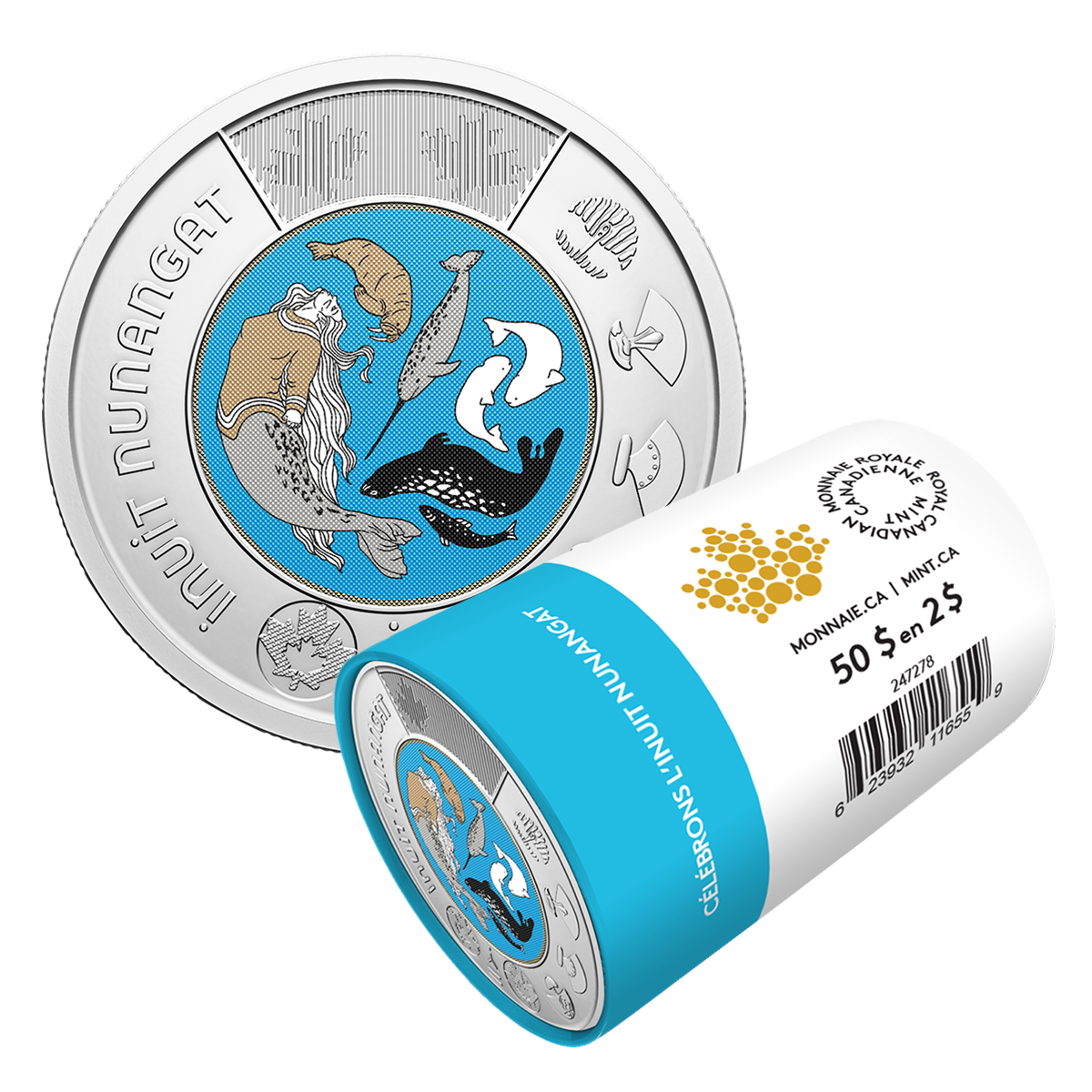 cinamon024✴︎ 2024 $2 Celebrating Inuit Nunangat Colourized Special Wrap