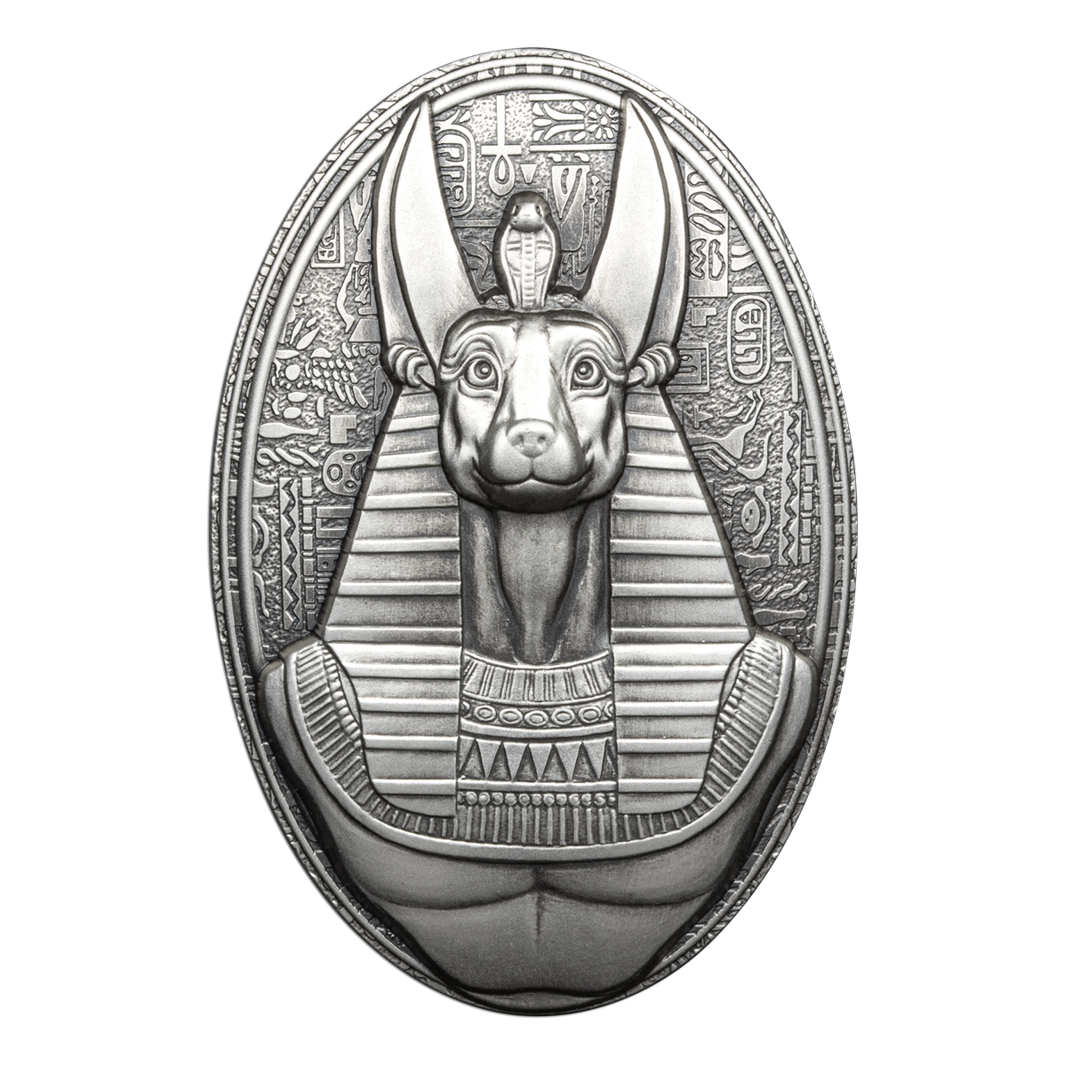 2024 200 Francs Fine Silver Coin - Anubis | The Royal