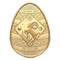 Œuf <em>pyssanka</em> - Pièce en or pur