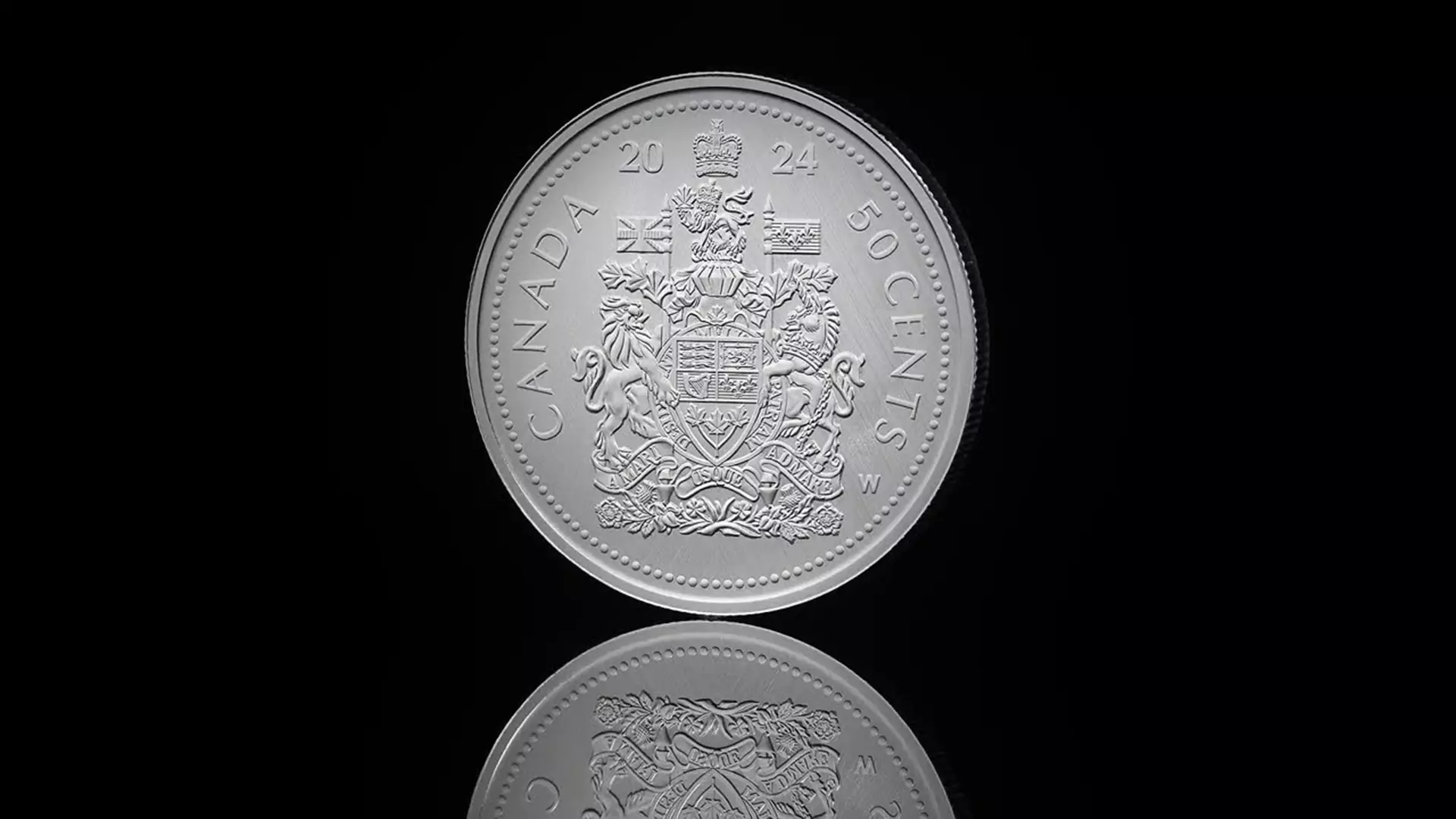 50-Cent Pure Silver Coin – Tribute: W Mint Mark – Coat of Arms | The ...