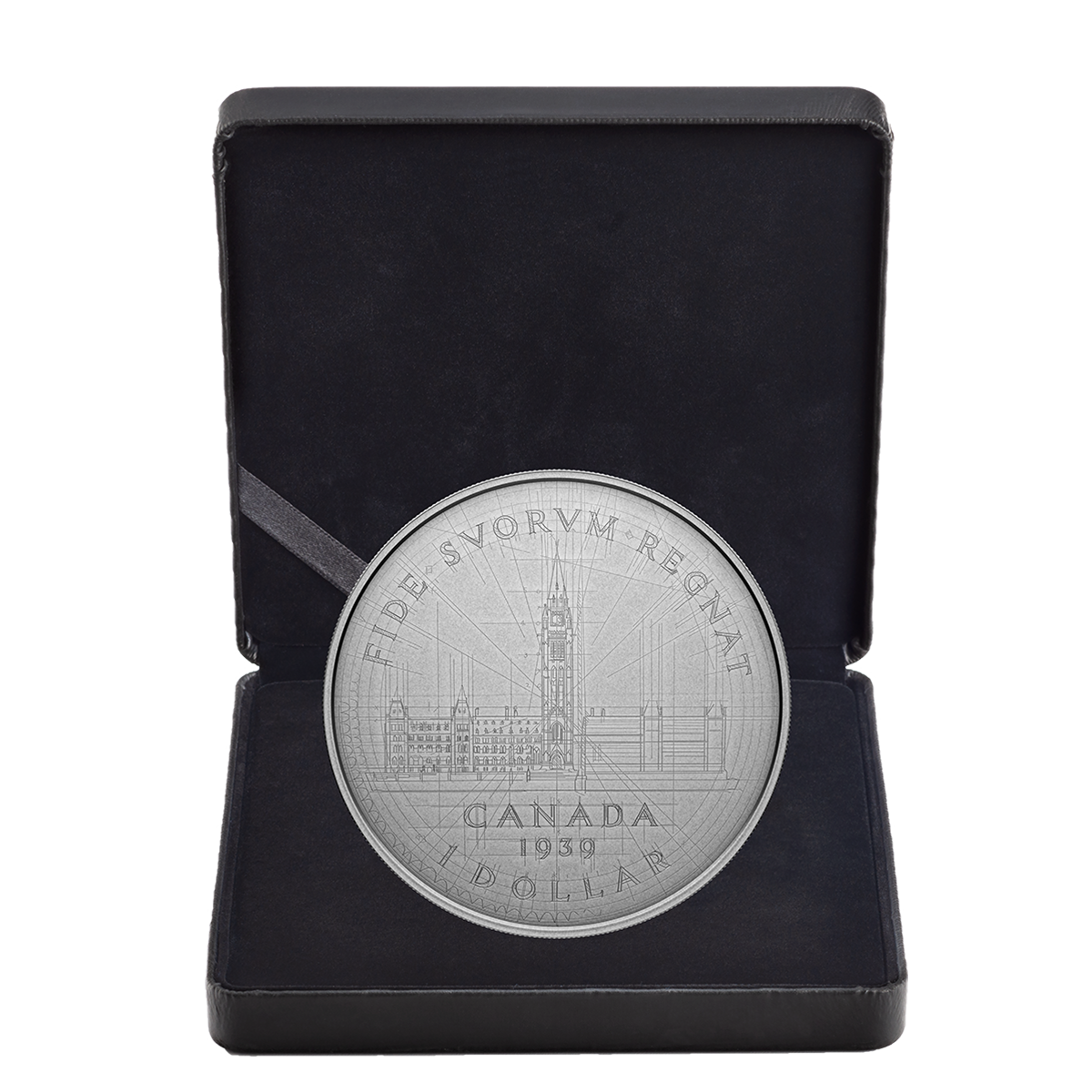 $1 Fine Silver Coin – Emanuel Hahn's Original Sketch: Parliament