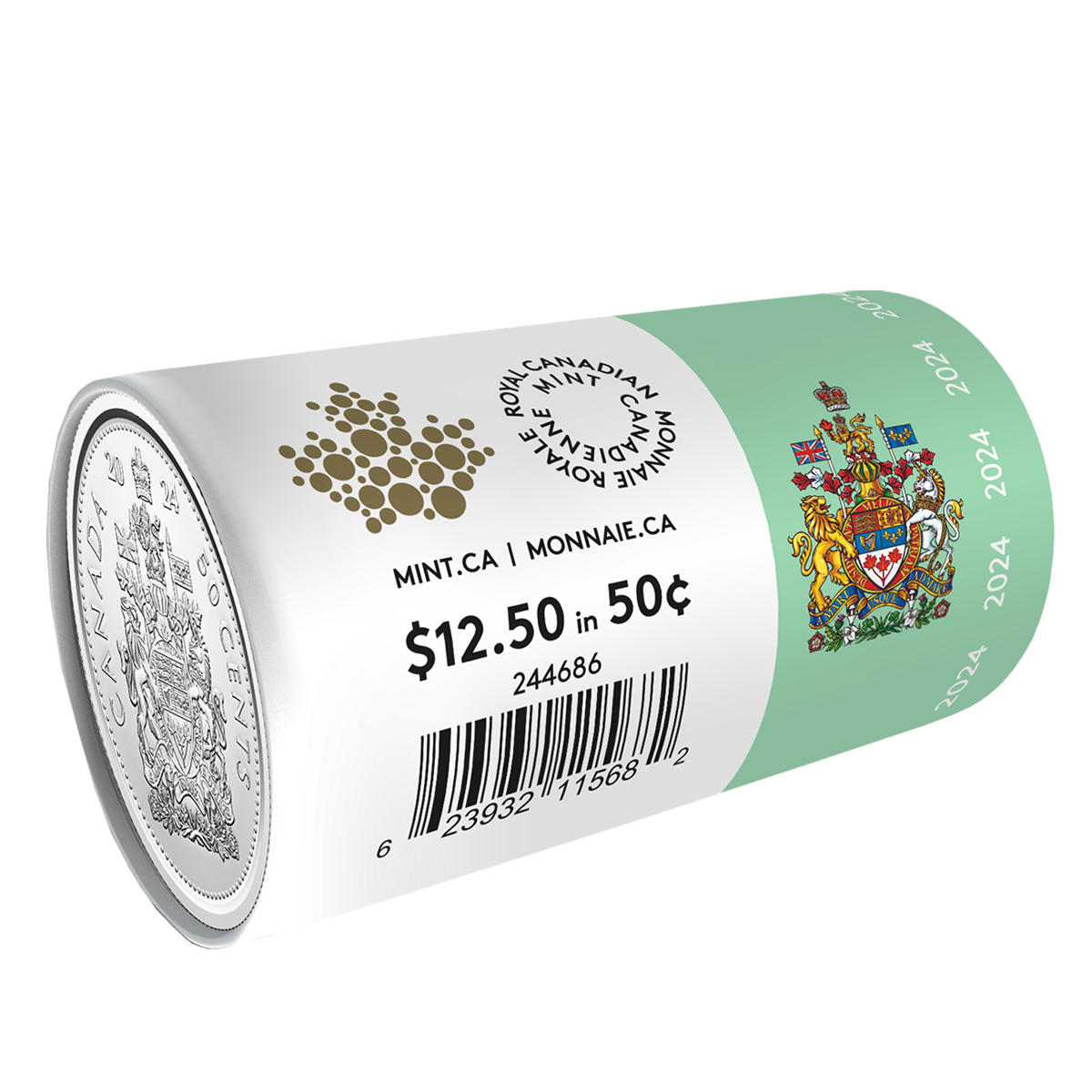 50-Cent Special Wrap Circulation Roll | The Royal Canadian Mint