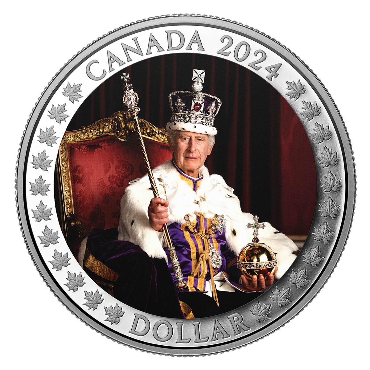 Special Edition Proof Silver Dollar – Anniversary of His Majesty King Charles III’s Coronation