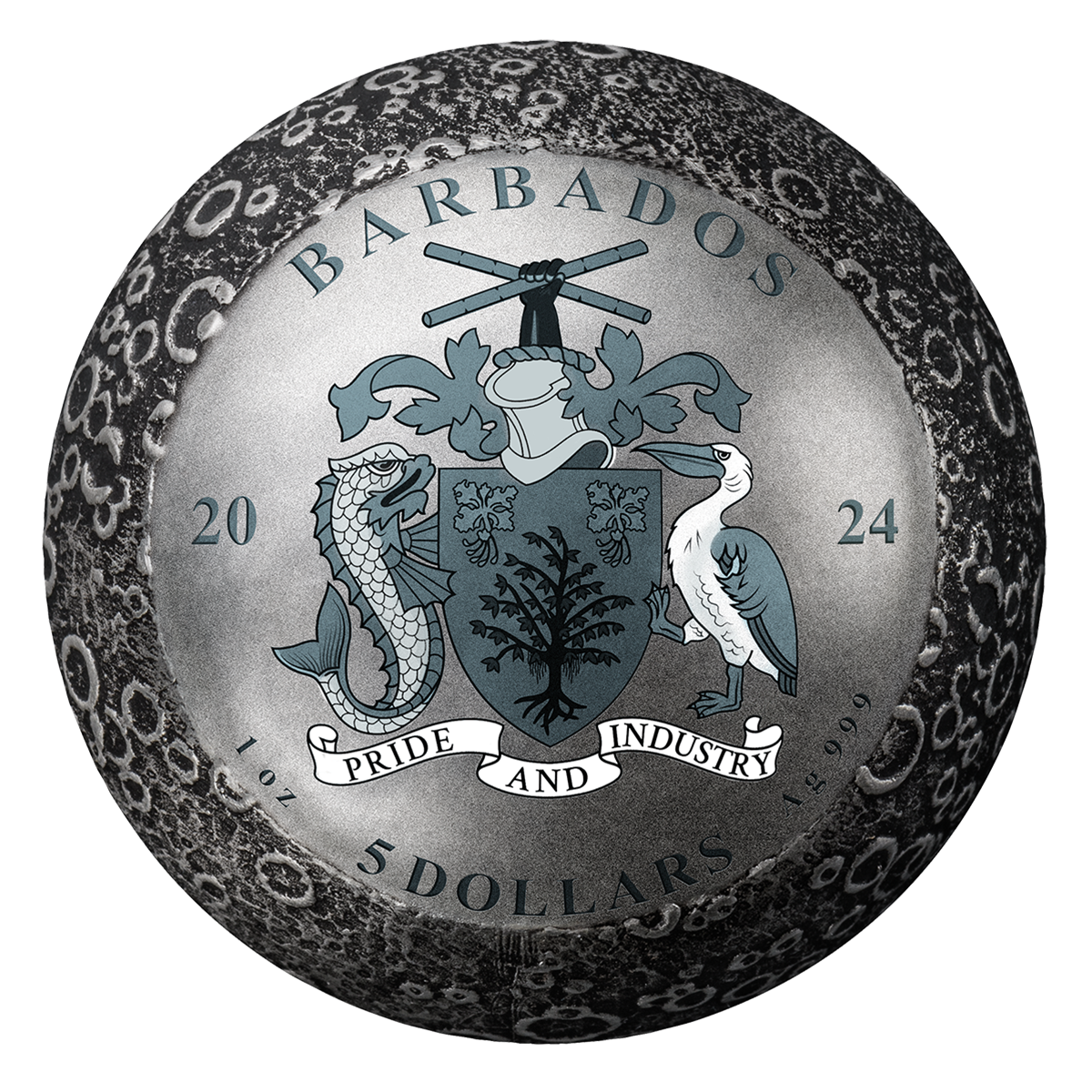 55ᵗʰ anniversary Moon Landing - Fine Silver Coin