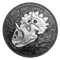 Discovering Dinosaurs: Royal Horned Face - Rhodium-Plated Pure Silver Coin