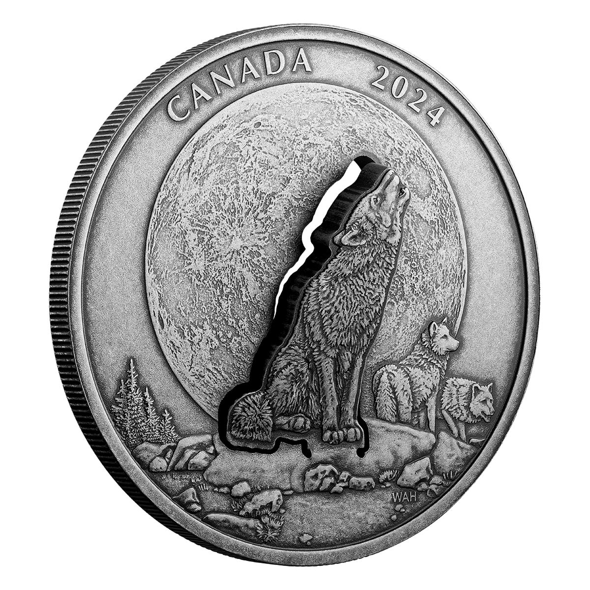 The Howling Wolf - Pure Silver Coin | The Royal Canadian Mint