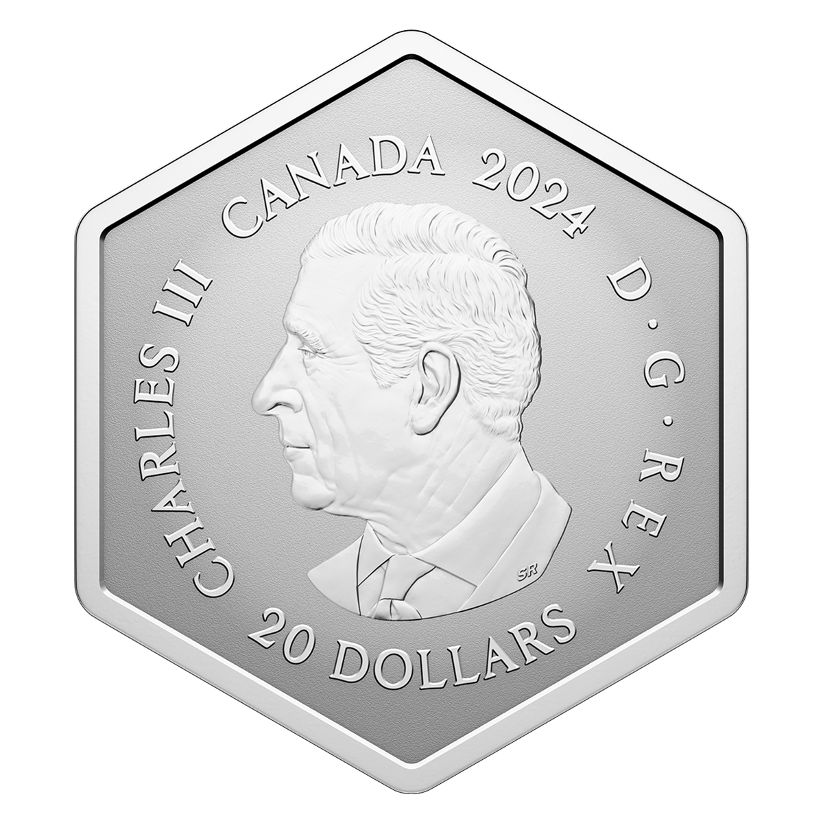 Reference image of Snowflake - 1 oz. Fine Silver Coin (2024)