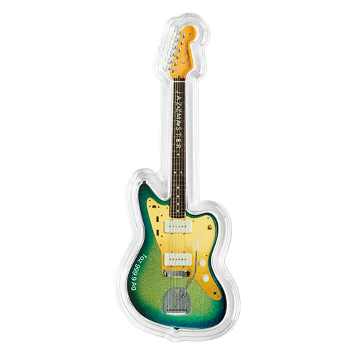 2024 $2 Fine Silver Coin - Fender® Jazzmaster® Guitar | The 2024 $2 Fine Silver Coin - Fender® Jazzmaster® Guitar | The