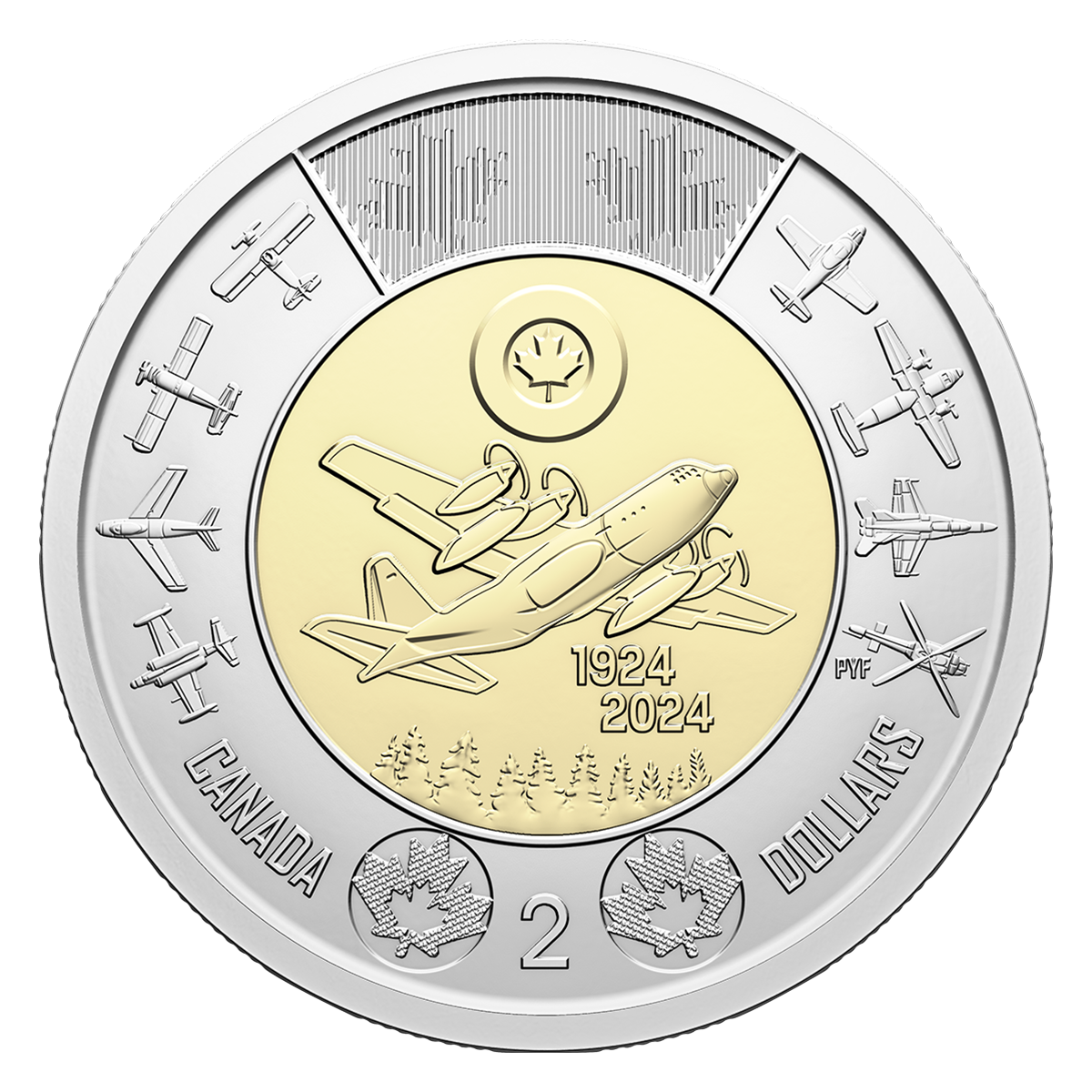 トム　No2 2024 $2 100th Anniversary of the Royal Canadian Air Force
