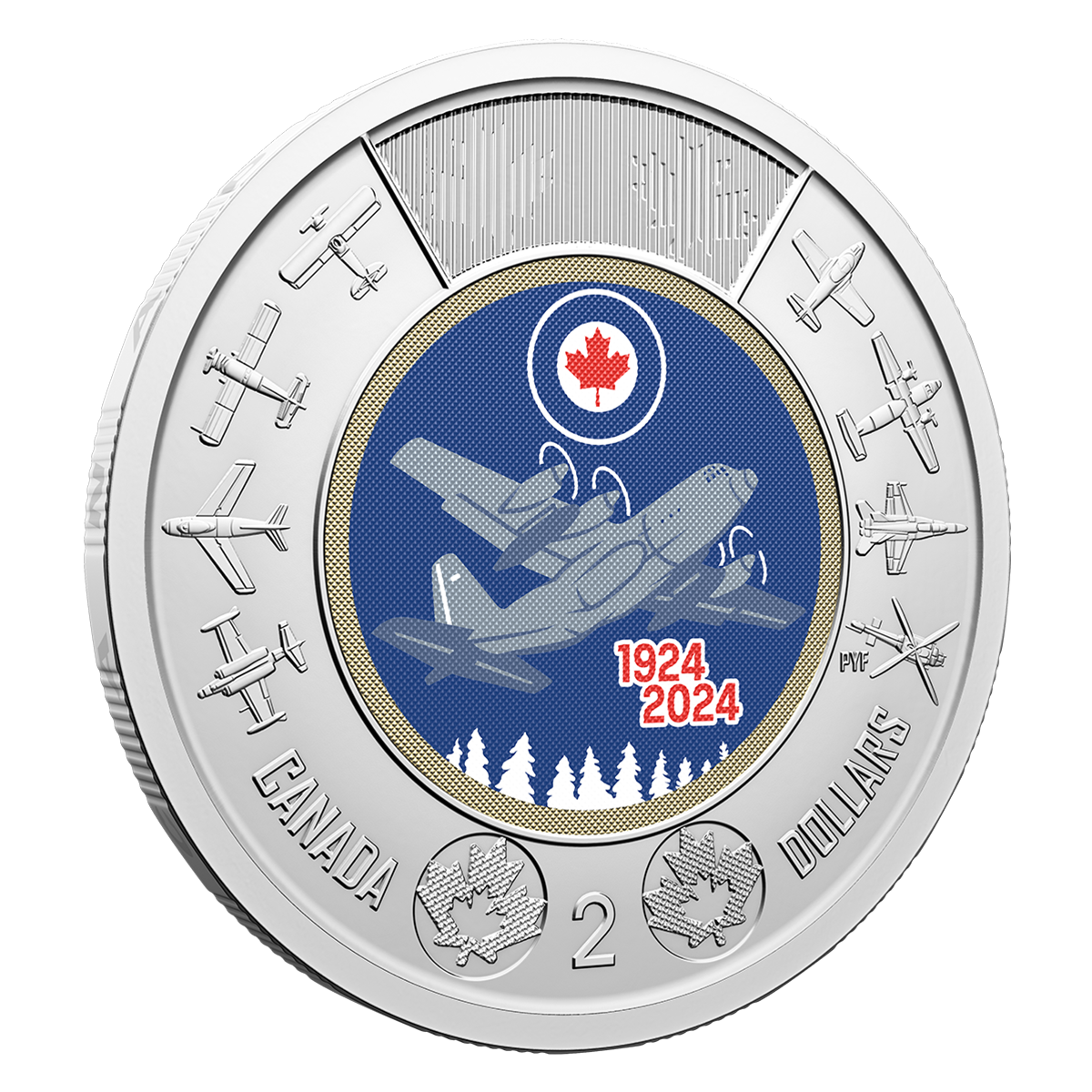 2024 $2 100th Anniversary of the Royal Canadian Air Force