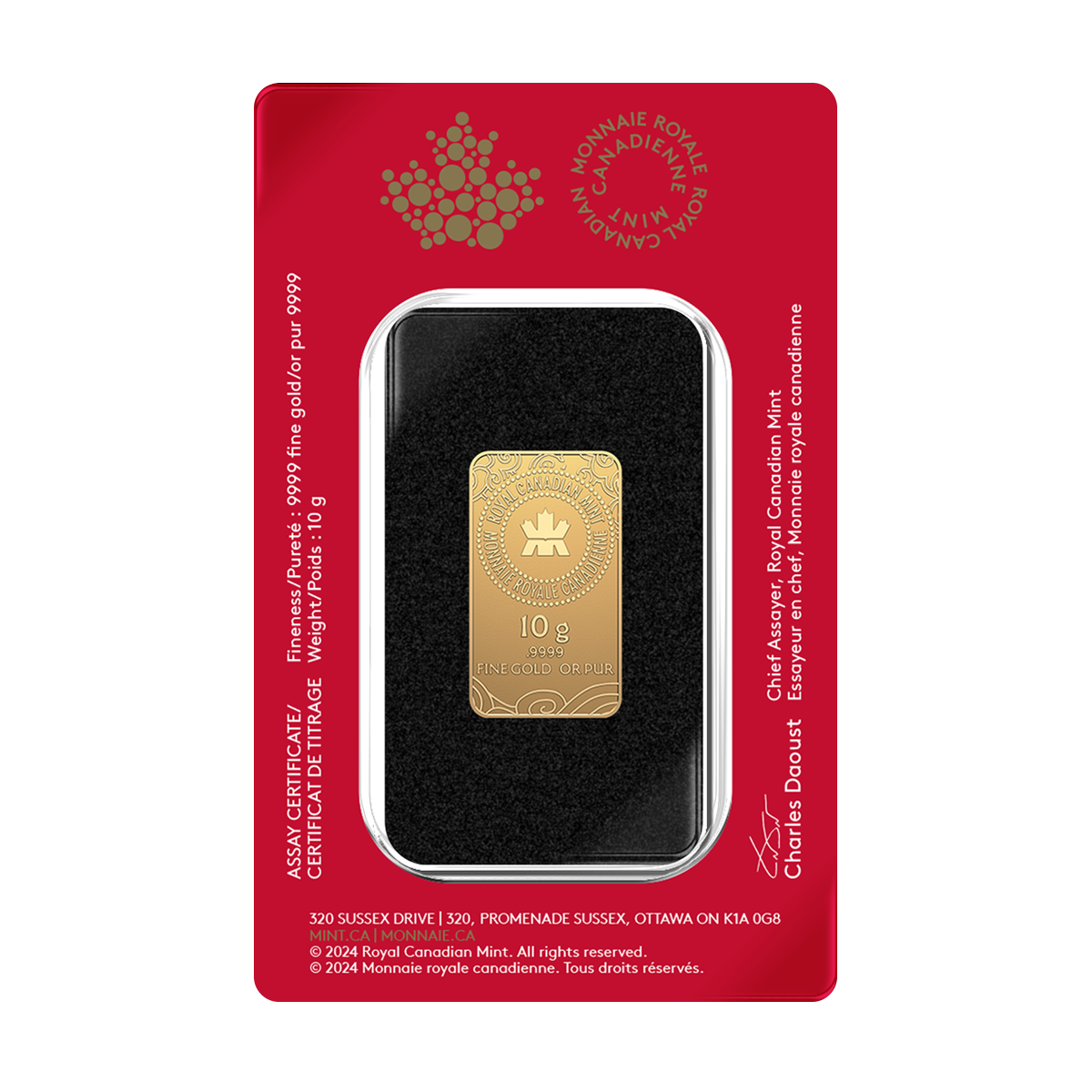 2025 Lunar Year of the Snake – 10 g 99.99% Pure Gold Bar (Premium Bullion)
