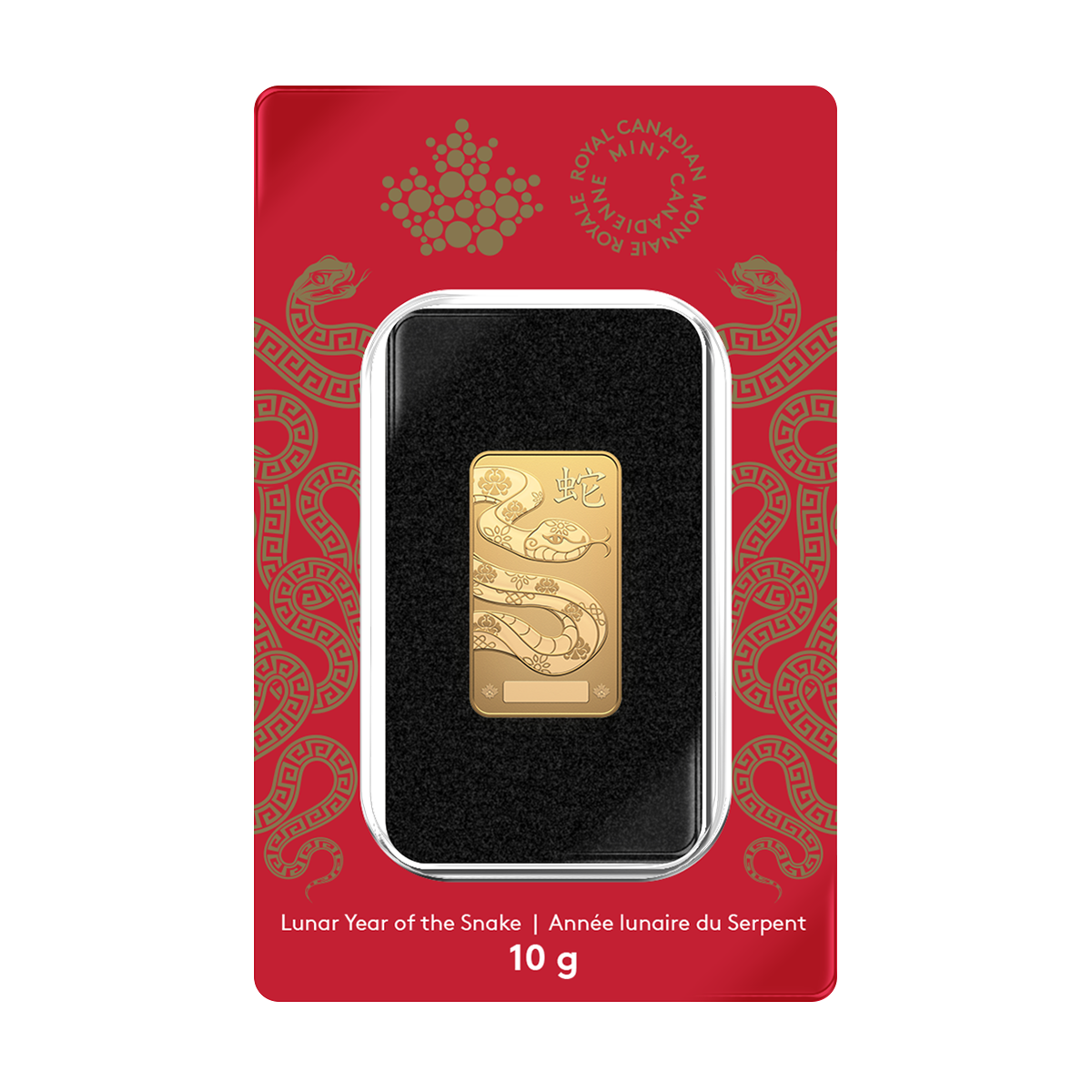 2025 Lunar Year of the Snake – 10 g 99.99% Pure Gold Bar (Premium Bullion)