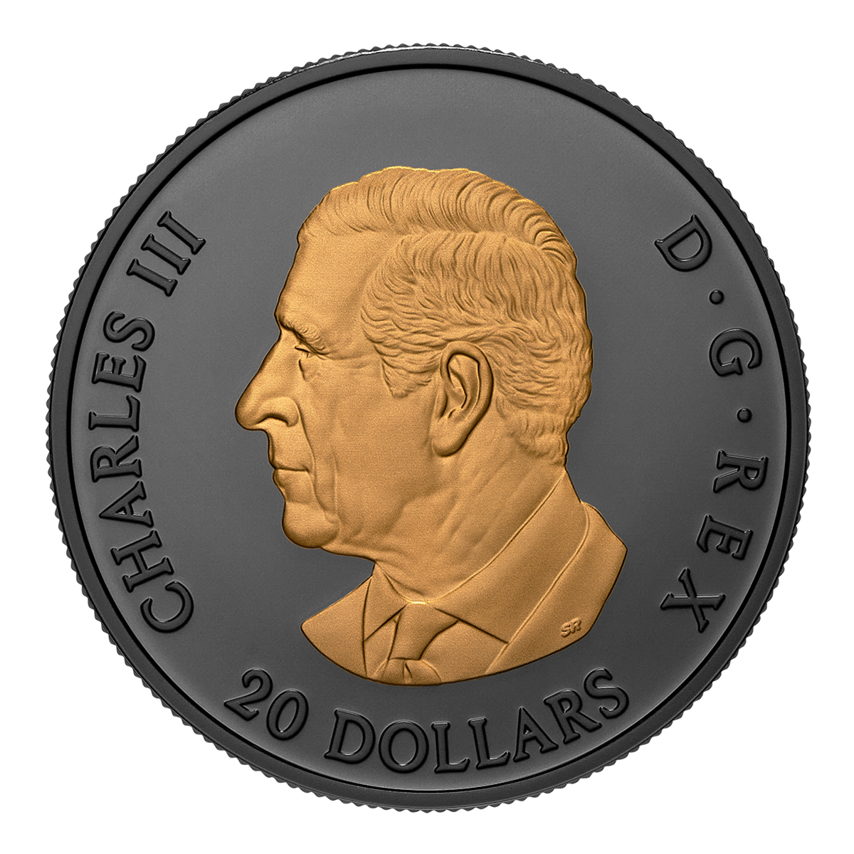 Gilded Elegant Maple – 1-oz. Fine Silver Coin