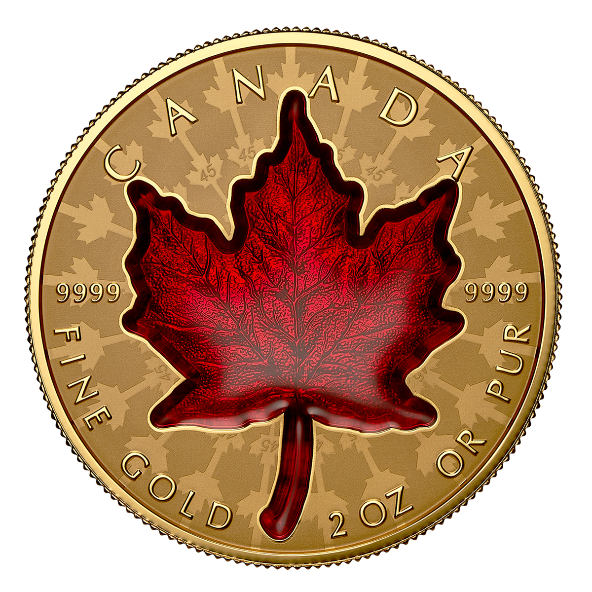 Proud Maple - 2-oz. Pure Gold Coin