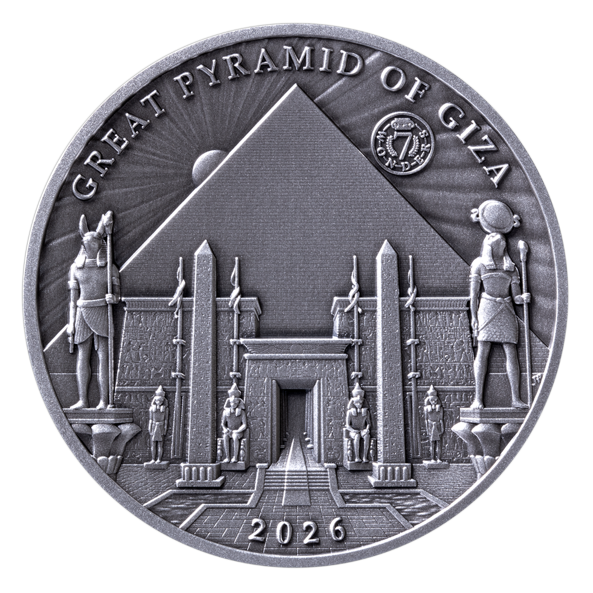 Great Pyramid of Giza - Fine Silver Coin
