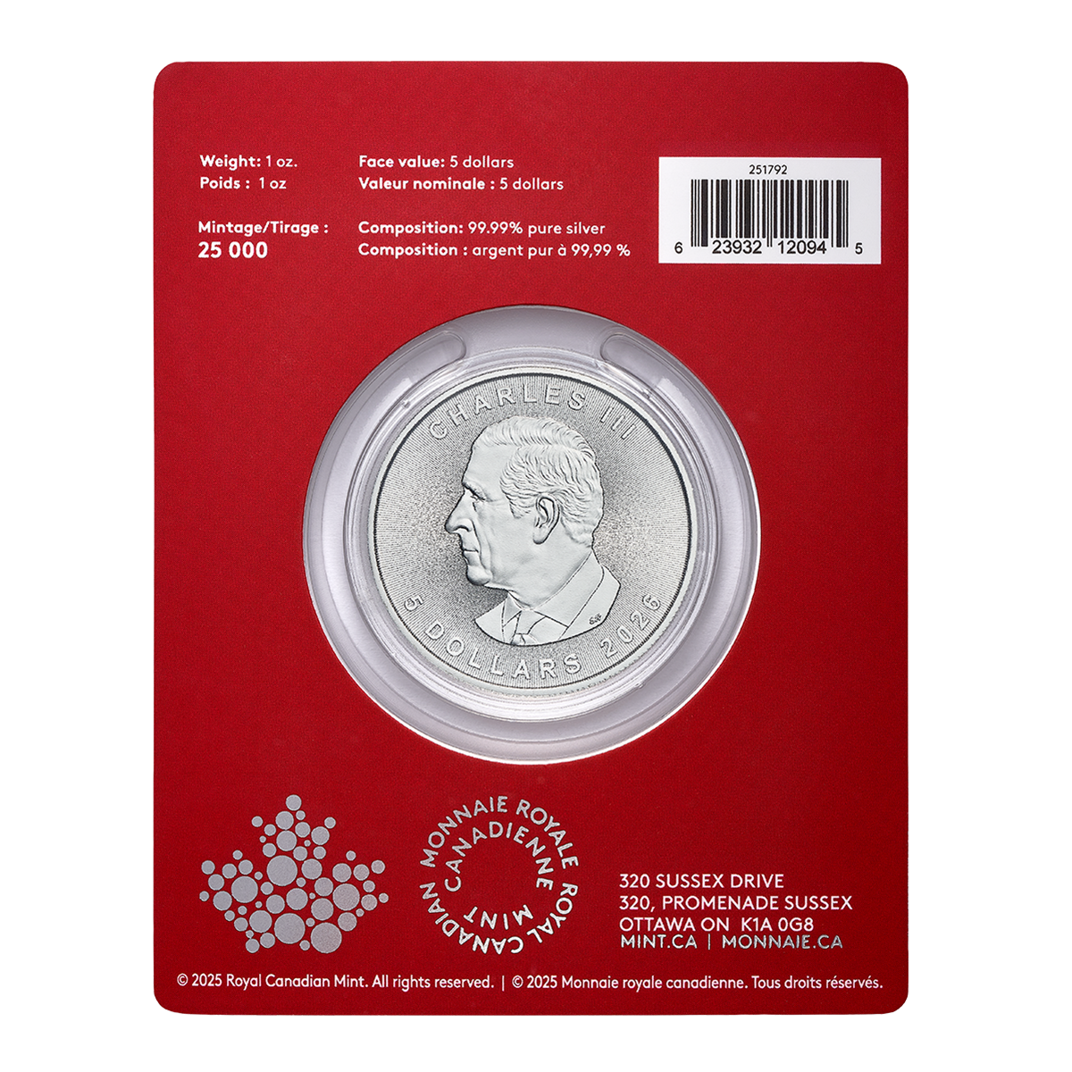  Canadian Mint $8 桜  銀貨 Canadian Mint 桜 コイン 銀貨 Canadian Mint 桜 コイン 銀貨