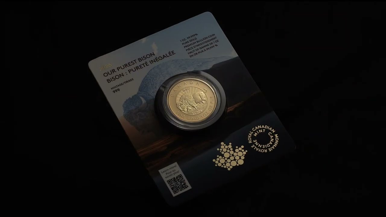 2026 Our Purest Bison – 1 oz. 99.999% Pure Gold Coin (Premium