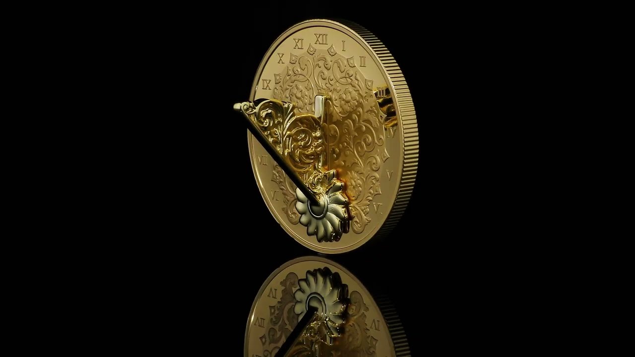 The Gilded Sundial - 1 oz. Fine Silver Coin | The Royal Canadian Mint
