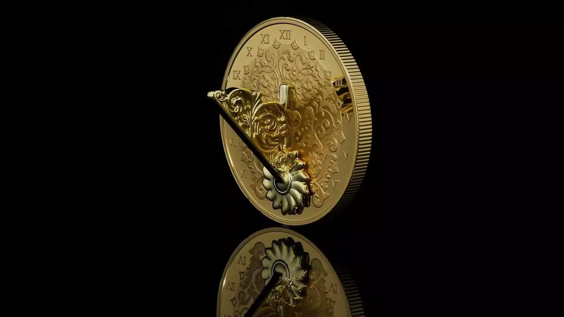 Sundial Coin The Gilded Sundial - 1 oz. Fine Silver Coin | The Royal Canadian Mint