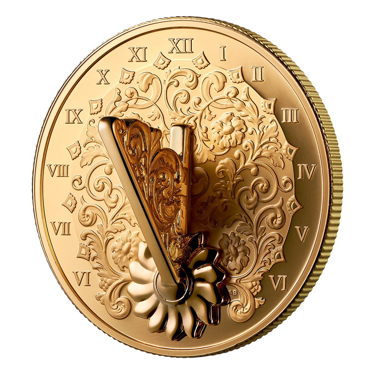 The Gilded Sundial - 1 oz. Fine Silver Coin