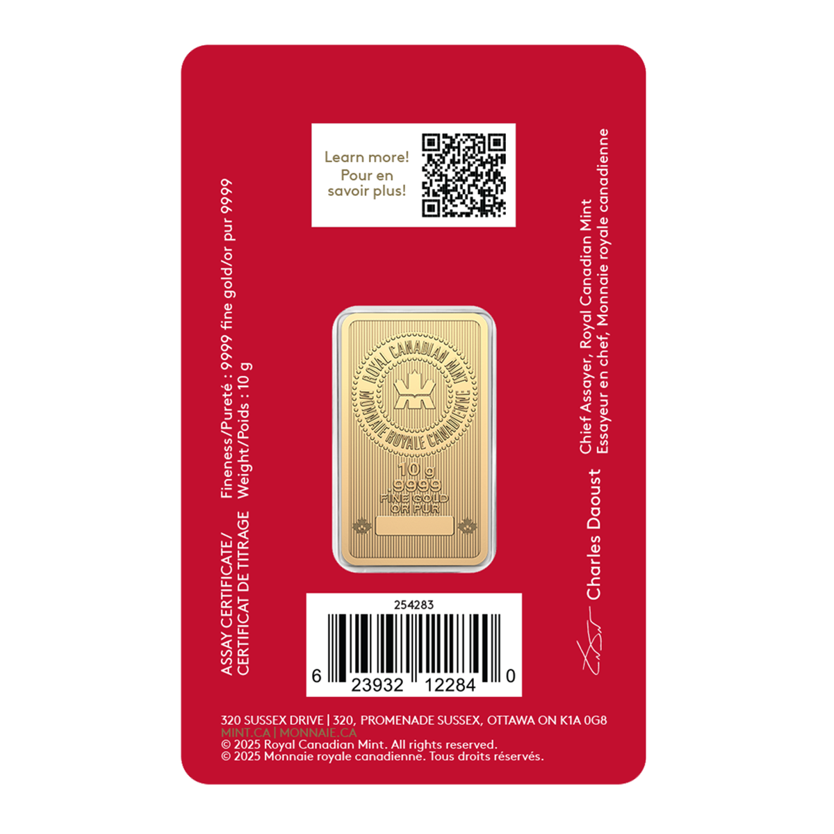 2026 Lunar Year of the Horse – 10 g 99.99% Pure Gold Bar (Premium Bullion)