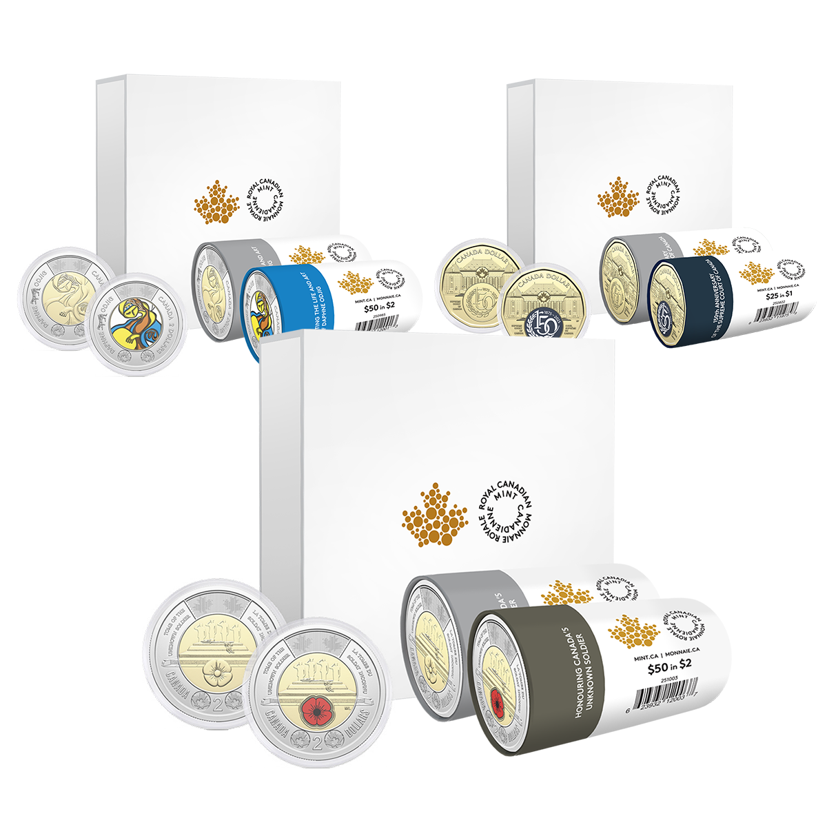 Collection commémorative de rouleaux spéciaux 2025