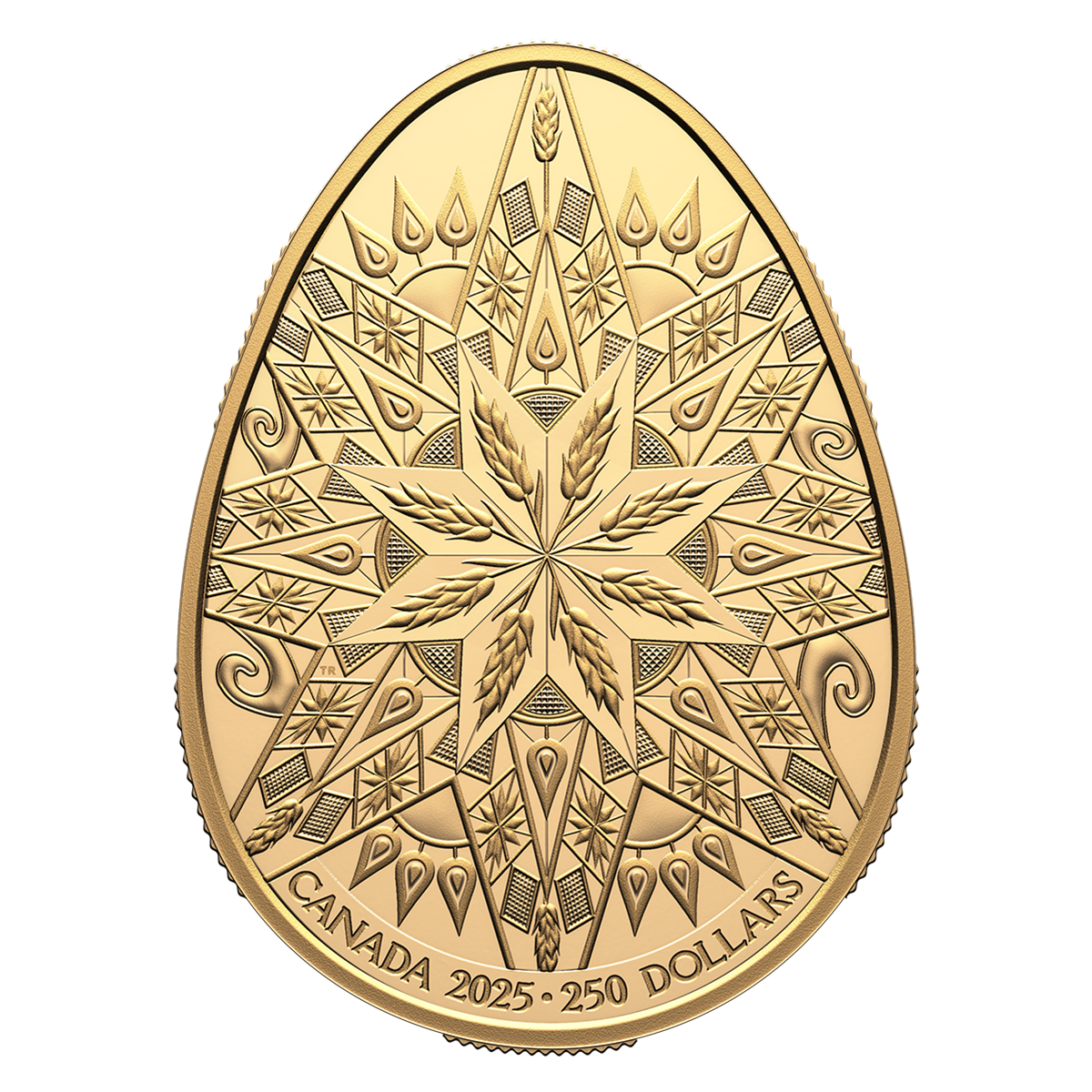 Pysanka - Pure Gold Coin