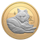 Animal Portraits: Grey Wolf – 1 oz. Fine Silver Coin