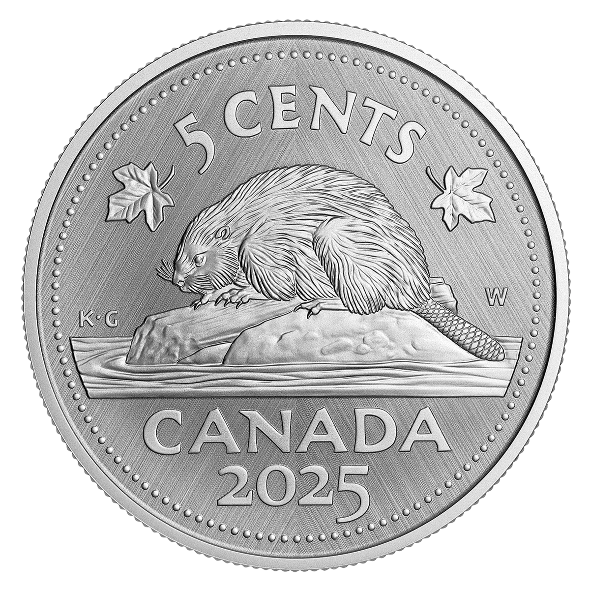 Tribute: W Mint Mark - Beaver – 1 oz. Fine Silver Coin