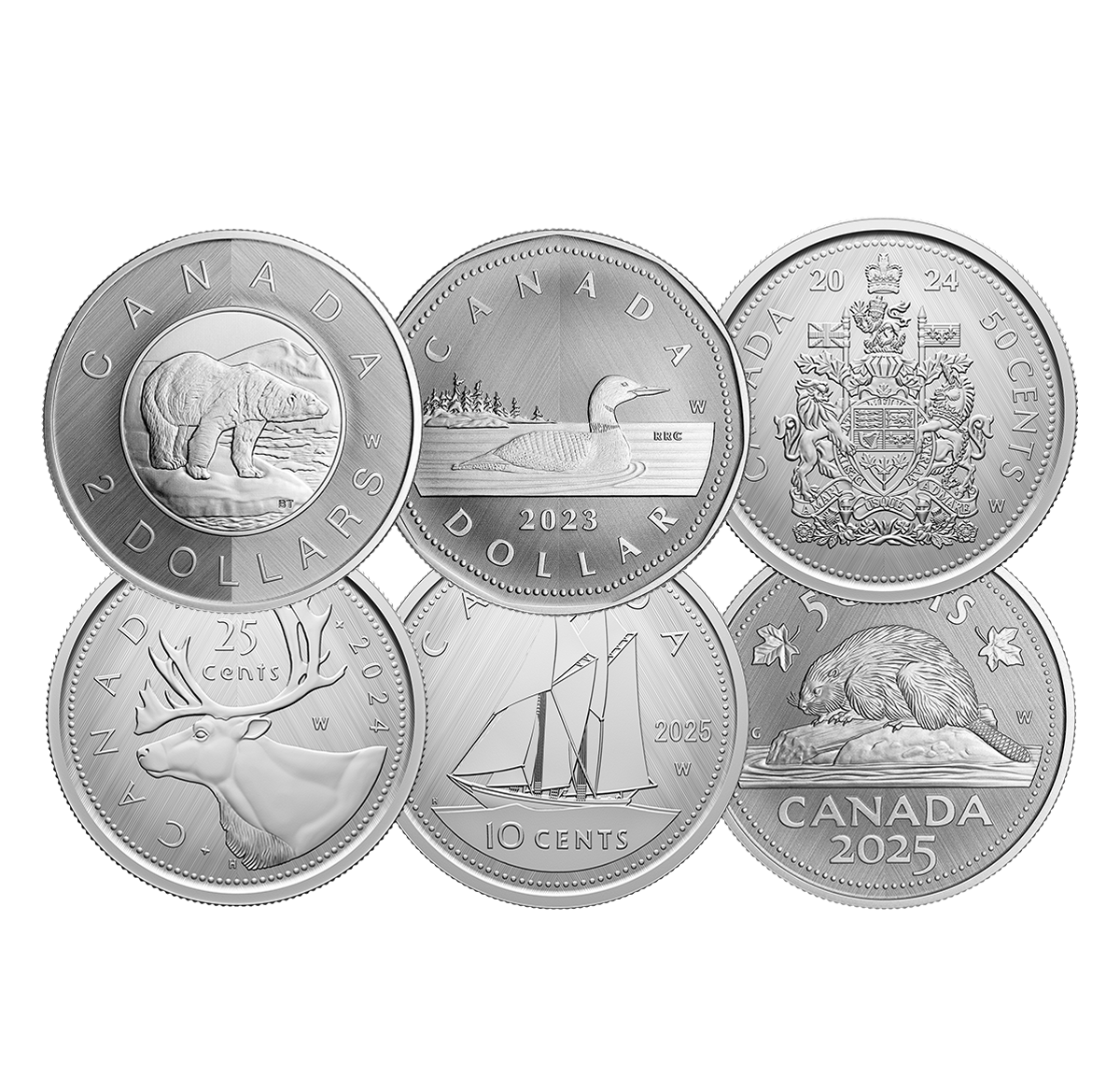 Pure Silver Six-Coin Subscription – Tribute: W Mint Mark Pure Silver Six-Coin Subscription – Tribute: W Mint Mark