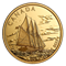 Tall Ships: Three-masted Schooner – Pure Gold Coin