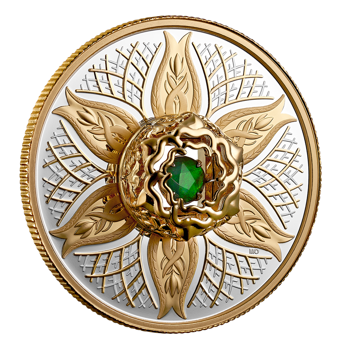 Dancing Ammolite: Elements of Nature - Earth – Fine Silver Coin