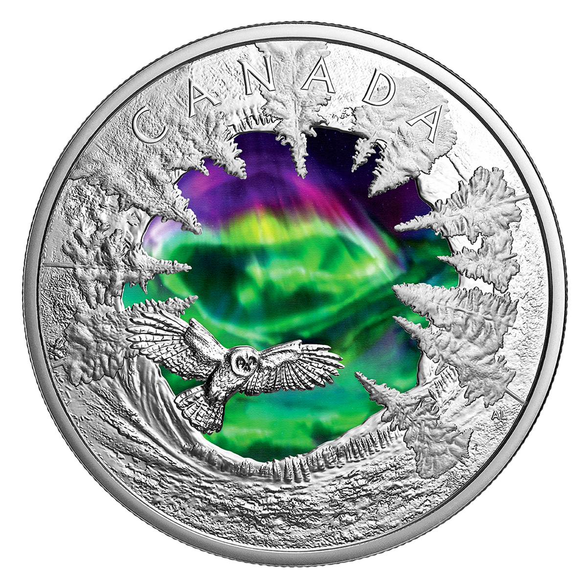 【メイプル銀貨】ノーザンライトシリーズ オーロラ グリーン 2020 メイプル銀貨】ノーザンライトシリーズ オーロラ グリーン 2020 NGC70
