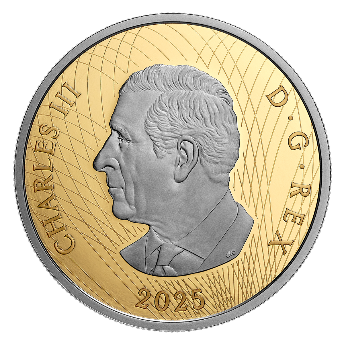 Crown Jewels Series: Williamson Diamond Brooch – Pure Gold Coin with Pink Tourmaline and Diamonds