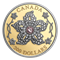 Crown Jewels Series: Williamson Diamond Brooch – Pure Gold Coin with Pink Tourmaline and Diamonds
