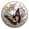 Murano Monarch Butterfly – Half Kilo Fine Silver Coin