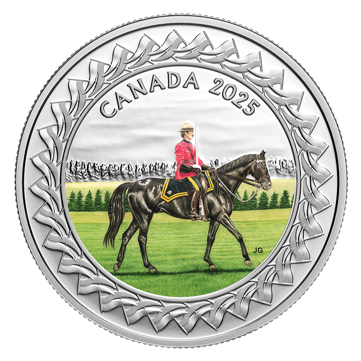 Le Carrousel de la GRC – Pièce de 1 oz en argent fin