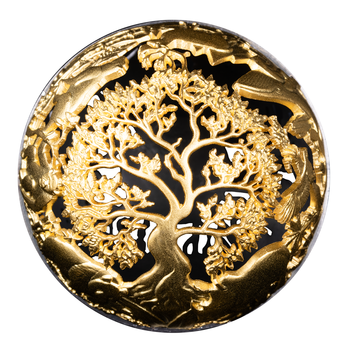 Spherical Filigree Nature And Technology – 2 oz. Fine Silver Coin