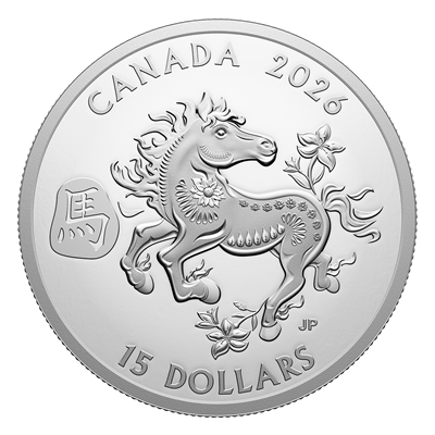 Lunar Year of the Horse – 1 oz. Fine Silver Coin (2026)
