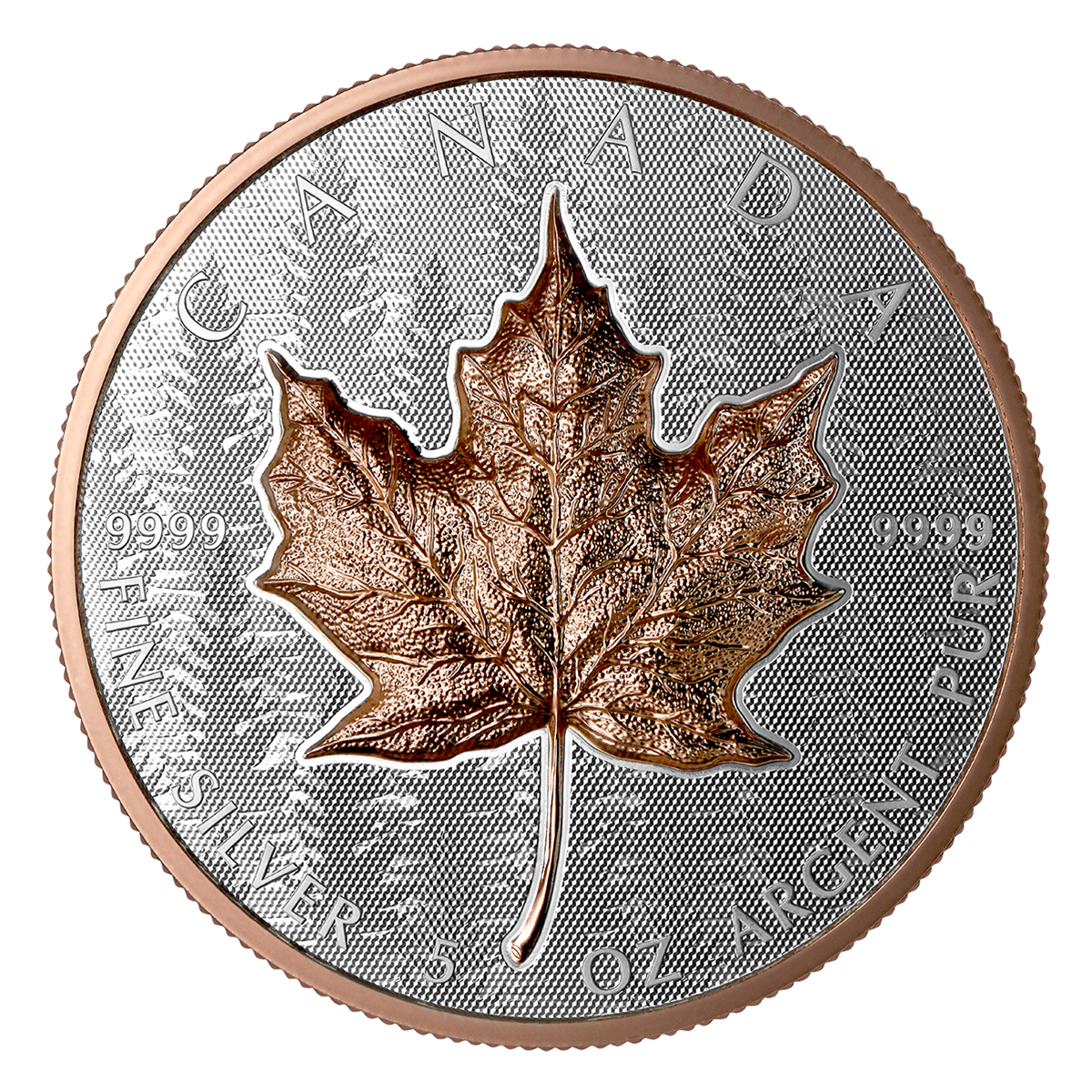 Silver Maple Leaf – 5-oz. Fine Silver Coin Ultra-High Relief Coin (2025)