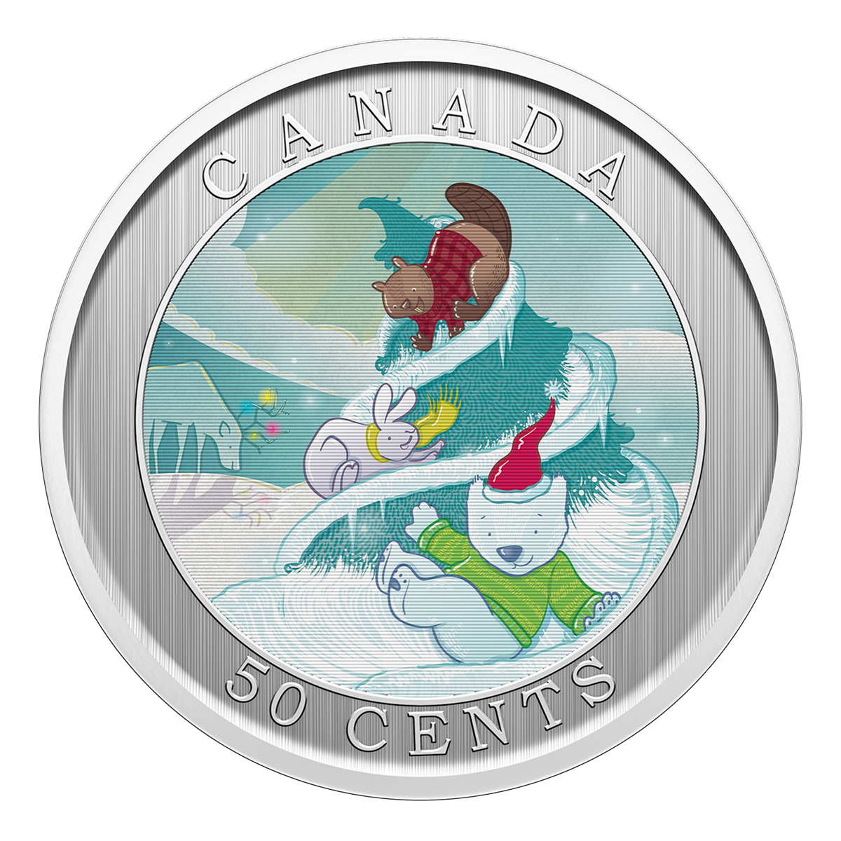 Whimsical Holiday Tree – Lenticular Coin (2025)