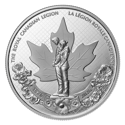 100th Anniversary of The Royal Canadian Legion – Fine Silver Proof Dollar (2026)