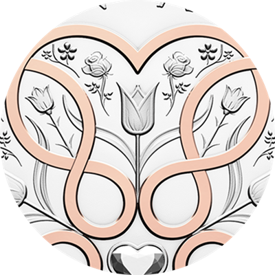 Selective rose gold plating